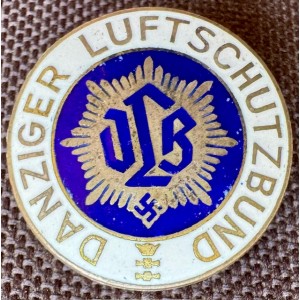 Danziger Luftschutzbund Membership Badge # 8406